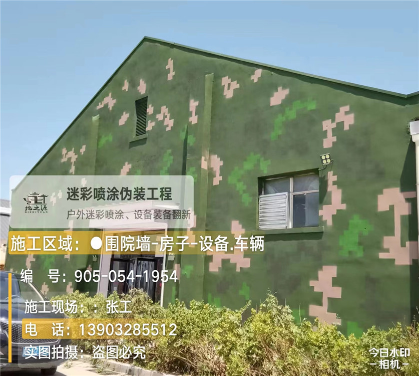 萍乡外墙数码迷彩漆施工报价清单（100㎡标准墙面测算）